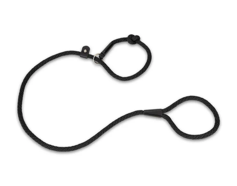 Earthbound Rope Slip Lead Black M
